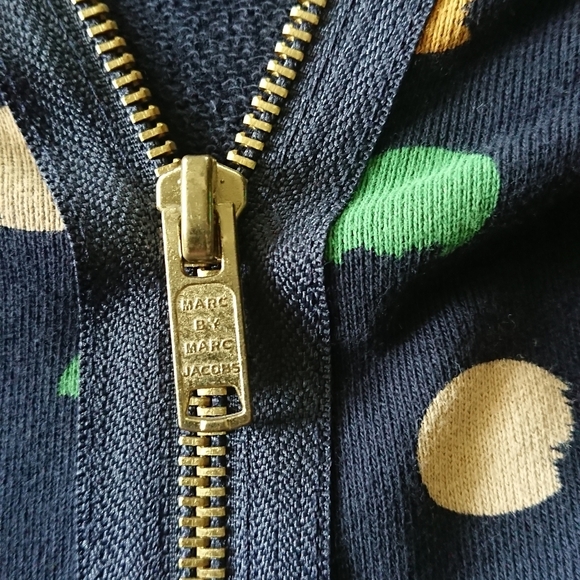 Marc by Marc Jacobs Normandy navy blue & multi color jacket with hoodie size XS - Picture 9 of 13
